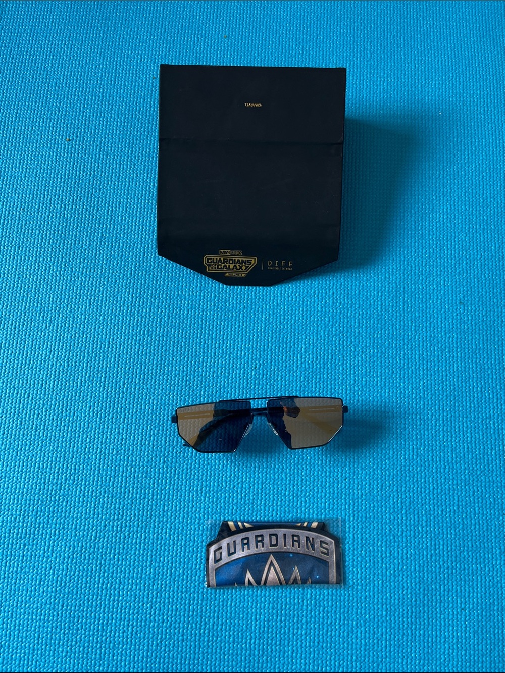 Guardians of the Galaxy Men’s Blue color Sunglasses with metal frame, pre owned